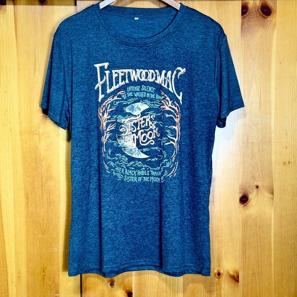 BAND T-SHIRT Tops - Band T-shirt NWO.T FleetwoodMac Grey T-shirt breathable material size (L)
